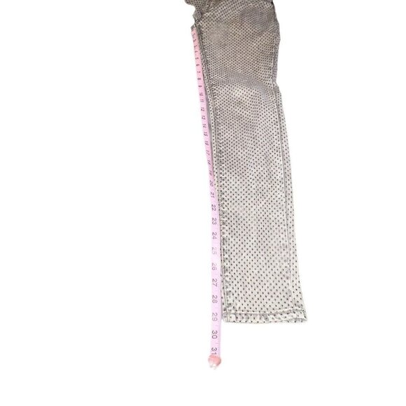 BLANKNYC WOMEN GRAY ACID WASH JEANS WITH BLACK RHINESTONES‎ STYLE 27Q-7298 Sz 27 - Picture 6 of 12